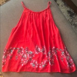 Francesca’s Red Halter Top